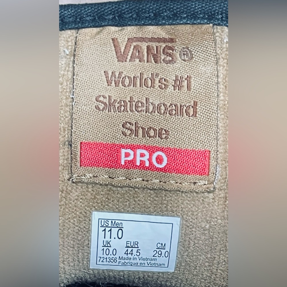 VANS Chima Ferguson Sydney Pro Black/White/Tan Skate Shoes Men’s Size 11 - Picture 11 of 11